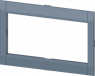 Blendrahmen, 137,6 x 70,7 mm, für Leistungsschalter, 3VA9383-0SB10