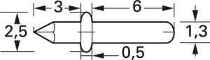 1365G.61 Vogt Steckerstifte für Leiterplatten