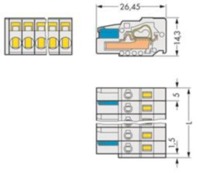 721-102/026-000 WAGO PCB Connection Systems Image 2