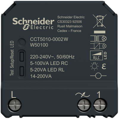 CCT5010-0002W Schneider Electric Stromstoßschalter und Dimmer Bild 2