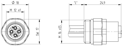 934980503 Lumberg Automation Sensor-Aktor Rundsteckverbinder Bild 2