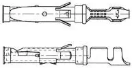 1-163083-1 AMP Crimp Contacts