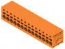 Leiterplattenklemme, 14-polig, RM 5 mm, 0,12-2,5 mm², 20 A, Federklemmanschluss, orange, 1332090000