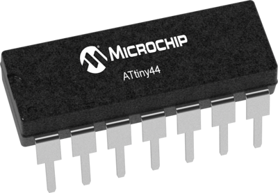 ATTINY44-20PU Microchip Microcontroller