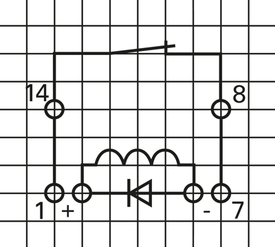 DIP12-1B72-19D Standex Electronics Reedrelais Bild 1