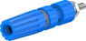 Polklemme, 4 mm, blau, 30 VAC/60 VDC, 35 A, Schraubanschluss, vernickelt, 23.0330-23