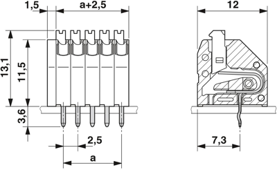 1989751 Phoenix Contact PCB Terminal Blocks Image 2