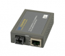 Kompakt Media Konverter RJ45-SC,10km,WDM, TX1310/RX1550, Gigabit Ethernet