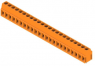 Leiterplattenklemme, 23-polig, RM 5 mm, 0,2-2,5 mm², 15 A, Schraubanschluss, orange, 1234200000