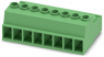 Stiftleiste, 8-polig, RM 7.62 mm, gerade, grün, 1709102