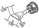 0142ZDLF200/SB Ersa Lötspitzen, Entlötspitzen und Heißluftdüsen Bild 2