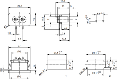 6160.0075 SCHURTER Device Connectors Image 2