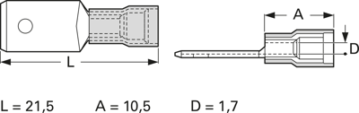 3910 Vogt Flachstecker