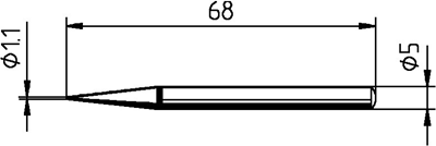 0032BD/SB Ersa Lötspitzen, Entlötspitzen und Heißluftdüsen Bild 2