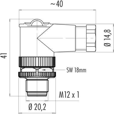 99 0429 44 04 binder Sensor-Aktor Rundsteckverbinder Bild 2