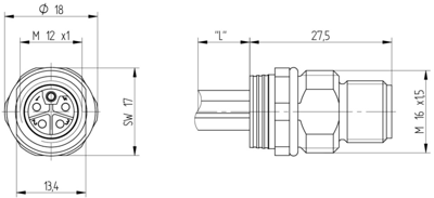 934980202 Lumberg Automation Sensor-Aktor Rundsteckverbinder Bild 2