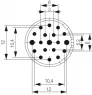 1224440000 Weidmüller Sensor-Aktor Rundsteckverbinder