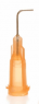 Dosiernadel, gebogen 90°, (L) 12.7 mm, orange, Gauge 23, 923050-90BTE / STÜCK