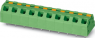 Leiterplattenklemme, 10-polig, RM 5 mm, 0,2-1,5 mm², 16 A, Push-in-Federanschluss, grün, 1071078