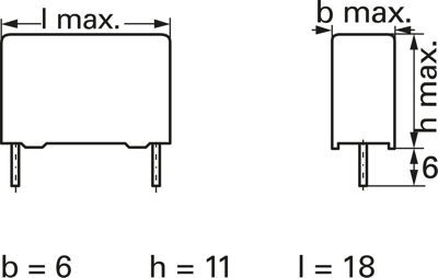 B32652A4154J000 TDK (EPCOS) Film Capacitors Image 3