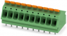 Leiterplattenklemme, 10-polig, RM 5 mm, 0,2-4,0 mm², 24 A, Push-in, grün, 1190372