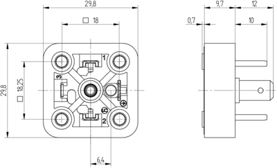 932591100 Hirschmann Automation and Control Ventilsteckverbinder Bild 2