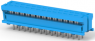 Stiftleiste, 26-polig, RM 2.54 mm, gerade, blau, 1658525-1