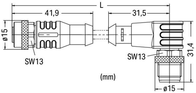 756-5402/030-010 WAGO Sensor-Aktor Kabel Bild 2