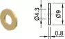 22.6511 Stäubli Electrical Connectors Muttern, Scheiben, Ringe