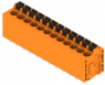Leiterplattenklemme, 12-polig, RM 5 mm, 0,12-2,5 mm², 20 A, Federklemmanschluss, orange, 1330290000