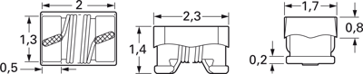 B82498F3101J000 EPCOS Fixed Inductors Image 2