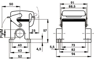 79064600 LAPP Gehäuse für schwere Steckverbinder Bild 2