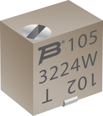 3224W-1-102E Bourns Electronics GmbH Trimmpotentiometer Bild 1