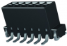 Steckverbinder, 2-polig, RM 2.54 mm, gerade, schwarz, 14010213101000