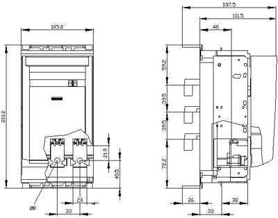 3NP1133-1BB10 Siemens Circuit Breakers Image 2