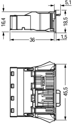 770-734 WAGO Gerätesteckverbinder Bild 2