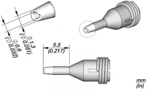 C360012 JBC Soldering tips, desoldering tips and hot air nozzles