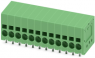 Leiterplattenklemme, 12-polig, RM 3.5 mm, 0,2-1,5 mm², 17.5 A, Federklemmanschluss, grün, 1990834