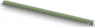 Stiftleiste, 100-polig, RM 2.54 mm, gerade, grün, 5-826953-0