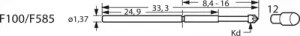 F10012B150G200 Feinmetall Prüfstifte