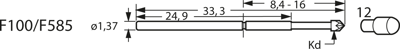 F10012B150G200 Feinmetall Prüfstifte Bild 3