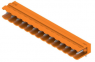 Stiftleiste, 14-polig, RM 5 mm, abgewinkelt, orange, 1571240000