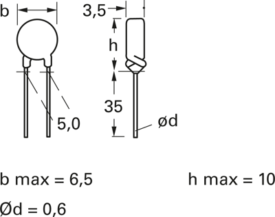 B59985C0120A070 TDK (EPCOS) PTC Thermistors