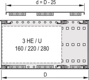 24560-082 SCHROFF Gehäusezubehör