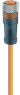 Sensor-Aktor Kabel, M8-Kabeldose, gerade auf offenes Ende, 3-polig, 10 m, PVC, orange, 4 A, 11293