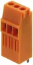 Leiterplattenklemme, 2-polig, RM 3.5 mm, 0,08-2,08 mm², 10 A, Schraubanschluss, orange, 1716710000