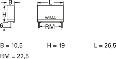 MKP4J034705G00KSSD Wima Folienkondensatoren Bild 2