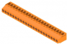 Leiterplattenklemme, 22-polig, RM 5 mm, 0,08-6,0 mm², 20 A, Schraubanschluss, orange, 2429700000