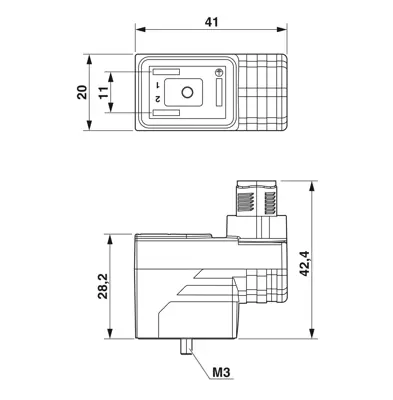 1458567 Phoenix Contact DIN Valve Connectors Image 2