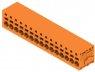Leiterplattenklemme, 15-polig, RM 5.08 mm, 0,12-2,5 mm², 20 A, Federklemmanschluss, orange, 1331110000